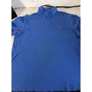 Men's XL Blue Polo Brand Short Sleeve Polo
